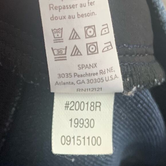 Spanx Jean-ish Ankle Women's Leggings Faux-Front Pockets   -  Size:  L (Regular) - Picture 12 of 14